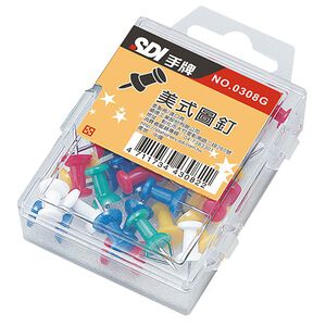 SDI手牌  25元系列 美式圖釘 (0308G)