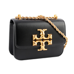 TORY BURCH Eleanor 大標誌翻蓋小款二用包/黑色, , large