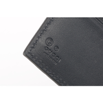 GUCCI Guccissima 壓印牛皮對開零錢袋短夾/深藍色, , large