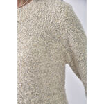 (S) peace dove小香風氣質圓領白色長袖上衣二手衣, , large