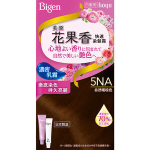 美源花果香染髮霜-自然暖棕色