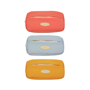 【PENROTE 筆樂】雙層復古筆袋 藍