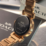 [星晴錶業]COACH手錶,24mm,CH00060白色錶面玫瑰金錶殼玫瑰金色精鋼錶帶款, , large