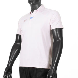 Mizuno 男 短袖 POLO衫 運動 休閒 抗紫外線 抗菌 彈性 舒適 美津濃 燕麥白 [32TAB01602]