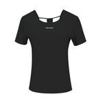 【AREX YOGA】 AS-7410瑜珈服 瑜珈短袖 女上衣 挖背上衣 冰絲衣 涼感衣 吸排衣 短袖上衣 女短袖, , large