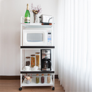 2 pull-out4-tier shelf