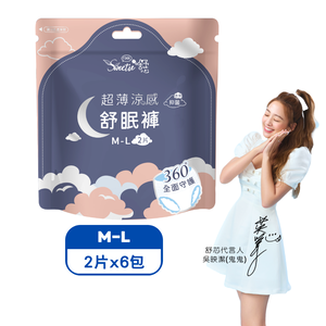 disposable period underwear(M-L / 2 piece *6 pack)