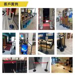 免運費 不銹鋼紅龍柱 現貨【單支】RS-258SR 台灣製造萬向紅龍柱 捷運局排隊柱 排隊柵欄 動線伸縮圍欄 禁止進入, , large