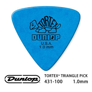 Jim Dunlop Tortex Triangle 431R 1.0mm Pick (三片、十片組)【敦煌樂器】