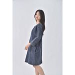 (L) ejeans jeans丹寧牛仔質感棉質藍色洋裝二手衣, , large