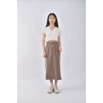 (S) wannabe韓牌寬鬆棕色長裙二手衣, , large