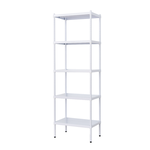 【Y HOUSE】60x35x180cm 5-layer hole-free iron plate storage rack rack iron rack - paint white, , large