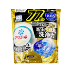 [日日好物]日本P&G-Ariel PRO POWER酵素漂白去污強洗淨力洗衣凝膠球77顆/金袋(去漬消臭洗衣球補充包,筒槽防霉洗衣膠囊,直立/滾筒式洗衣機皆適用), , large