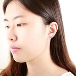 【Angel & Me】櫻花 盛開 一對 s925 純銀 耳環 耳夾 生日 情人節 禮物, , large