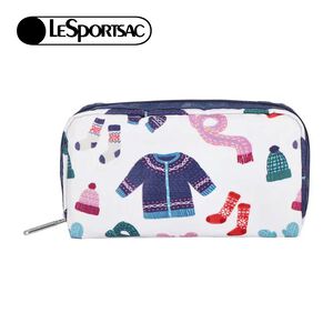 |快速出貨|Lesportsac Rectangular Cosmetic 長形收納化妝包/ 暖冬時尚