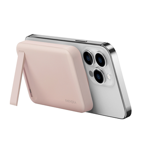 [亞瑟3C] ENERGEA 10000mAh MagPac Mini磁吸無線快充帶支架行動電源-粉色