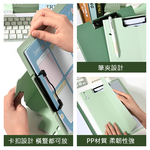 【龍品文創】莫蘭迪A4可立式丹麥夾-1入-粉紅色, , large