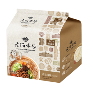 [OLD POT]Mushroom Onion Minced Pork Stew Rice Noodles