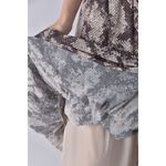 (S) mila owen針織背心拼接棕色洋裝二手衣, , large