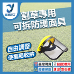 Removable protective face mask for lawn mowing, , large