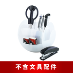 【O-Life】旋轉遙控器收納盒-透白色, , large