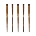 CLARE 可蕾爾 典鑽316不鏽鋼筷鍍鈦防滑筷 雙玫瑰金23cm五入-Leidea樂德兒, , large