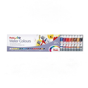 【Pentel 飛龍】積層軟管水彩18色 /盒 WFRS-18T -