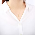 【Angel & Me】Golden Lucky Horseshoe s925 sterling silver necklace gift, , large