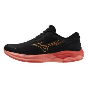 Mizuno Wave Revolt 3 女 慢跑鞋 運動 休閒 入門款 跑鞋 緩震 黑 橘紅 [J1GD248121]