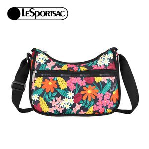 Lesportsac Classic Hobo 經典斜背包/ 繽紛花園