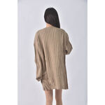 (XL) amissaV領、落肩棕色洋裝二手衣, , large