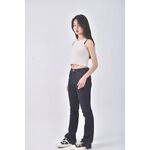 (L) 高腰丹寧牛仔質感貼鑽藍色長褲二手衣, , large