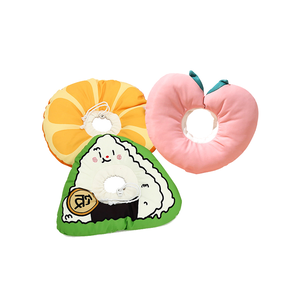 香橙造型伊麗莎白頭套 M號 寵物頸圈 絕育圈 防舔頭套