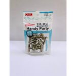 COX三燕 30mm鍍鎳鐵圓票夾 HD-030, , large