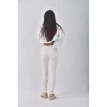 (S) uniqlo修身白色長褲二手衣, , large