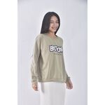 (L) kuen dian質感綠色長袖上衣二手衣, , large