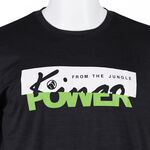 KINGO-大尺碼-排汗 圓領T-黑-413001, , large