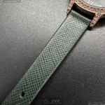 [星晴錶業]ARMANI手錶,32mm,AR00072墨綠色錶面玫瑰金錶殼綠真皮皮革錶帶款, , large