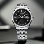 CITIZEN 星辰 光動能經典三針手錶 BM7560-59E, , large
