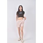 (XL) air space lady高腰小香風質感粉色短褲二手衣, , large