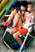 [Kaimei Cotton] Eight pairs of random pairs of excellent pure cotton non-slip three-dimensional straight children's socks 13-17cm, , large