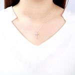 【Angel & Me】天使守護 十字架 s925純銀項鍊 生日禮 聖誕禮物, , large
