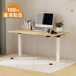 【KAKU健康生活】KA-4805 臺灣製造[自由配]氣壓升降桌 140x72cm 多色可選
