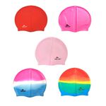 Non-Slip Silicone Swim Cap, , large