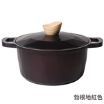 【Korea King】Crystal Ceremic Coated Non-Stick Pot with Glasslid 24cm, , large