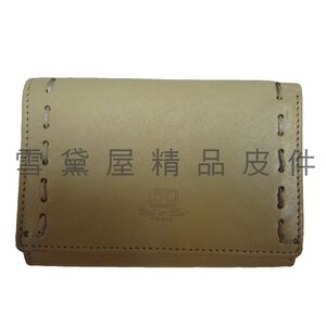 ~雪黛屋~Cecife 短夾中性復古皮夾三折暗扣+拉鍊式主袋100%進口牛皮革材質輕巧大方好攜帶WJFR6536