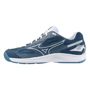 Mizuno Cyclone Speed 4 男女 排球鞋 基本款 運動 訓練 輕量 藍白 [V1GA238022]