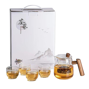Kiyodo可直火玻璃泡茶-五件套-1組