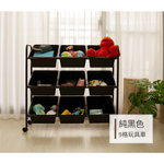 【H&R安室家】可移式9格玩具收納組, , large