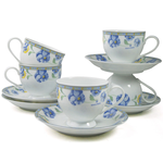 [豐名日本餐具] 咖啡杯五客入組 藍花 ROBERTA / C00CS5-45, , large